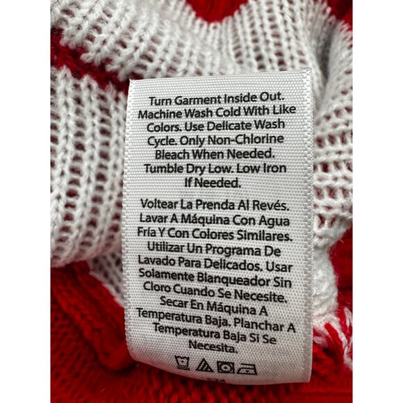 Holiday Time Festive Gingerbread Ugly Cute Christmas Cardigan Sweater Women's M - Picture 8 of 8